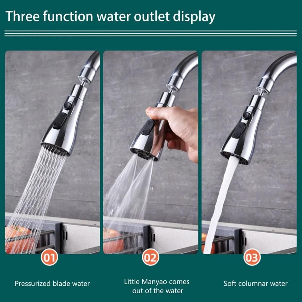 Revolutionize Your Kitchen: Introducing the 3 Modes Stainless Steel Faucet for Effortless Elegance and Unmatched Functionality